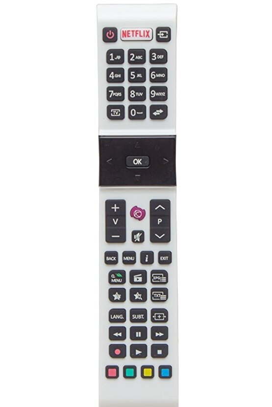 Rca49130 Beyaz Netflix Tuşlu Lcd Led Tv Kumandası