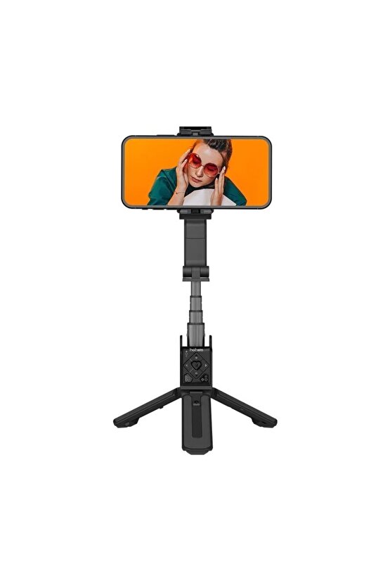 Isteady Q El Gimbal Sabitleyici Selfie Stick Çubuğu Ayarlanabilir Tripod Akıllı Telefon Için Uyumlu