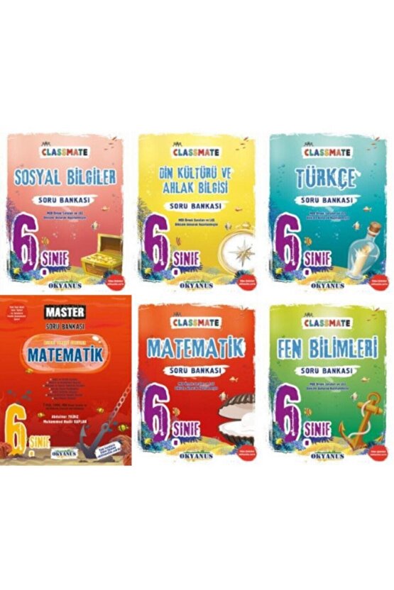 6. Sınıf Master + Classmate Soru Bankası Seti