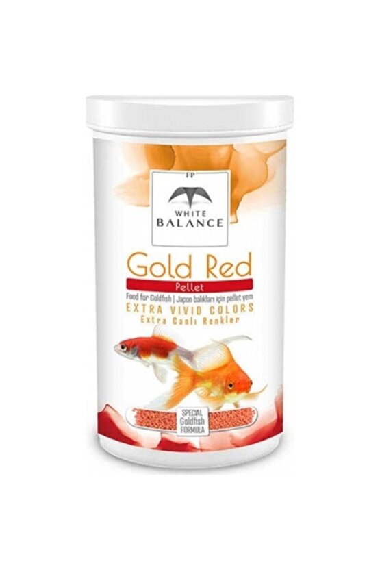 Japon Balık Yemi Gold Red Pellets 250 Ml