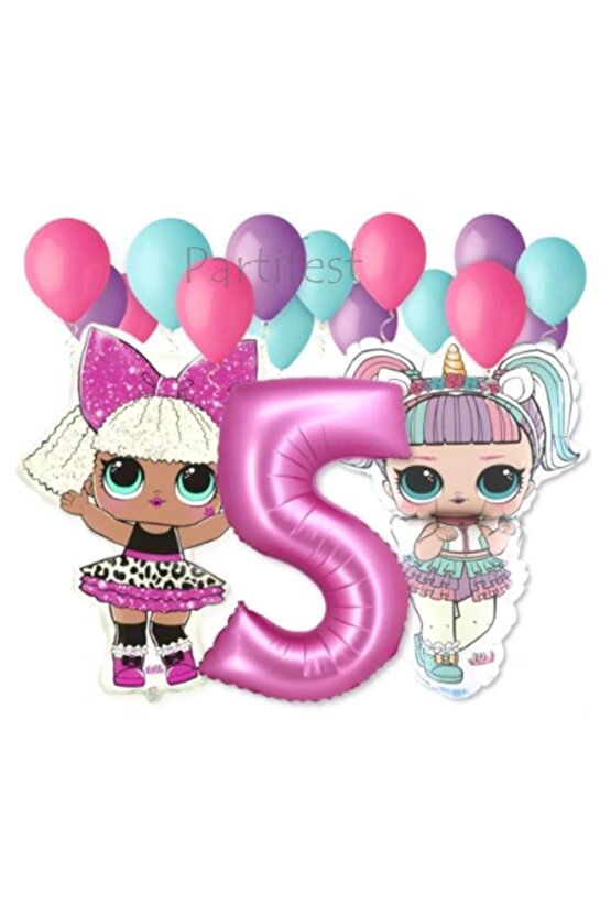 Lol Surprise Balon Seti Lol Bebek 5 Yaş Balon Seti Lol Doğum Günü Parti Seti