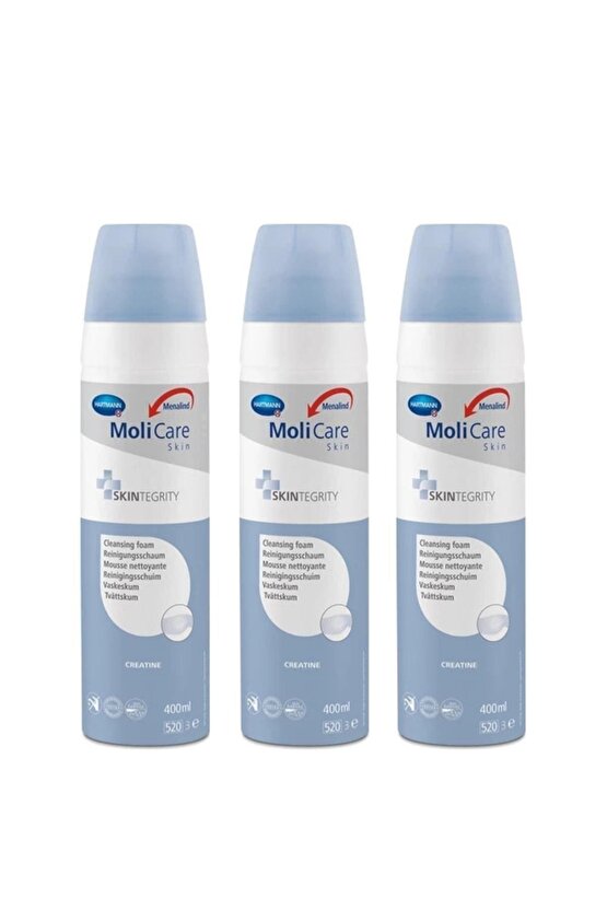 Molicare Vücut Temizleme Köpüğü 3lü Set 400 Ml