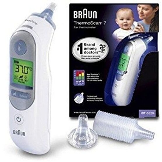 Braun 6520 İrt Thermoscan 7 Braun Kulaktan Ateş Ölçer