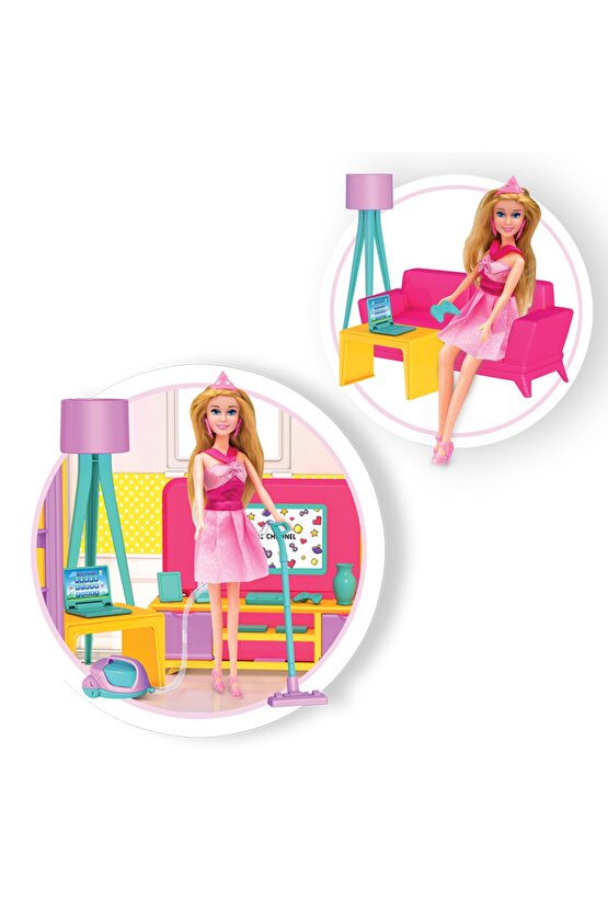 Lindanın Düşler Evi - Ev Oyuncak - Lindanın Düşler Ev Seti - Barbie Ev Seti