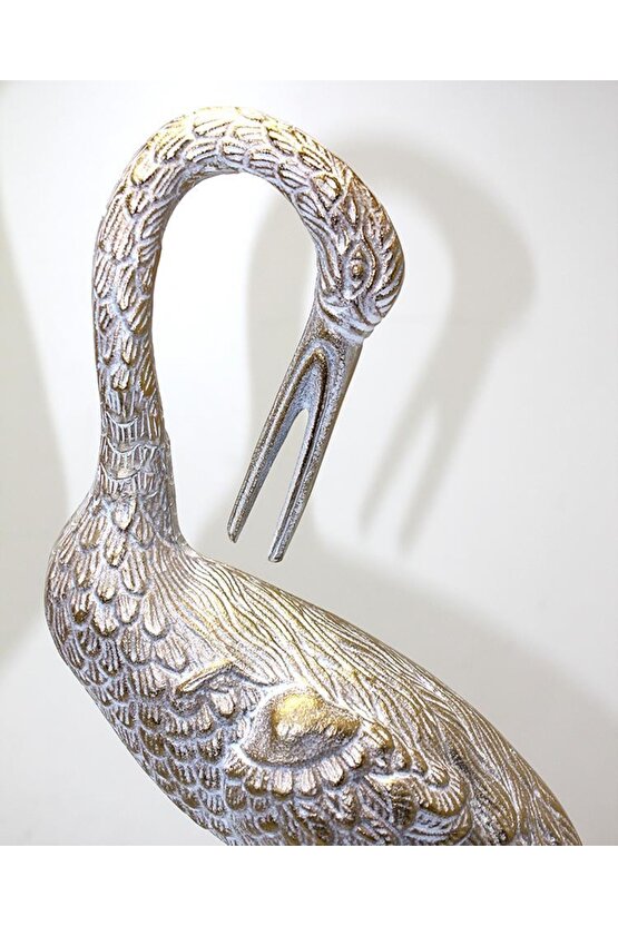 Metal Ikili Kuş Set 143-120 Cm Biblo Dekoratif Hediyelik