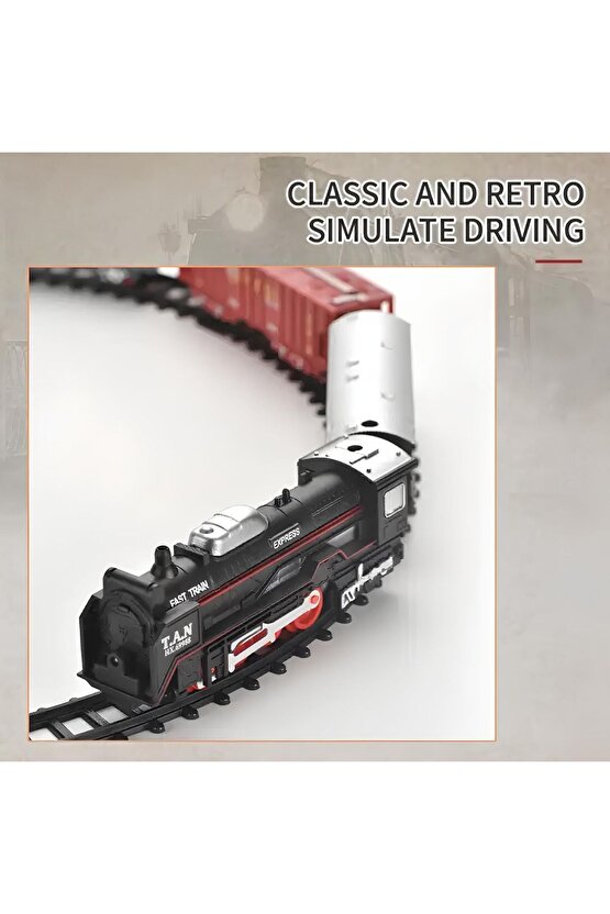 Oyuncak Klasik Clasic Işıklı Tren Seti 23 Parça Kutulu
