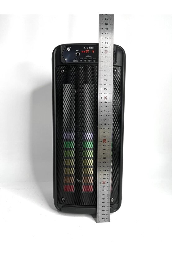 Led Işıklı Bluetooth Speaker Kablosuz Hoparlör Sd Kart Usb Girişli Fm Radyolu