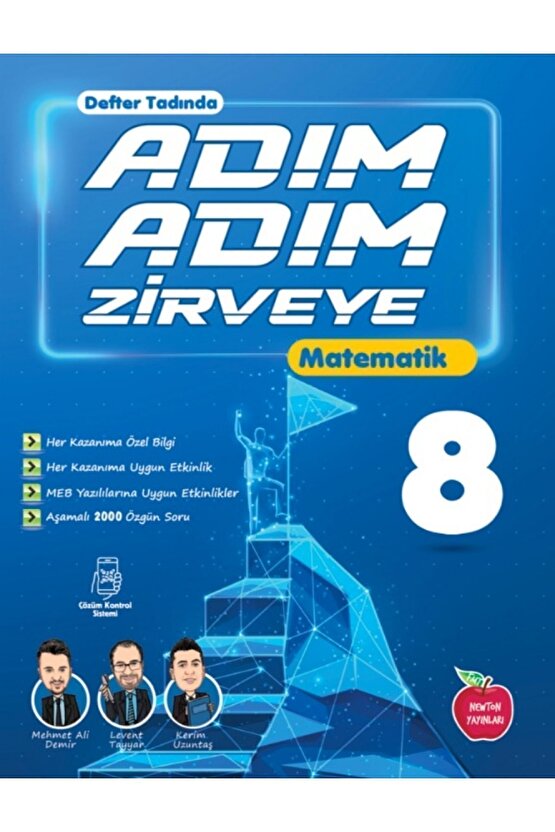 2024 Adım Adım Zirveye 8.sınıf Matematik Yeni Nesil Defter Tadında