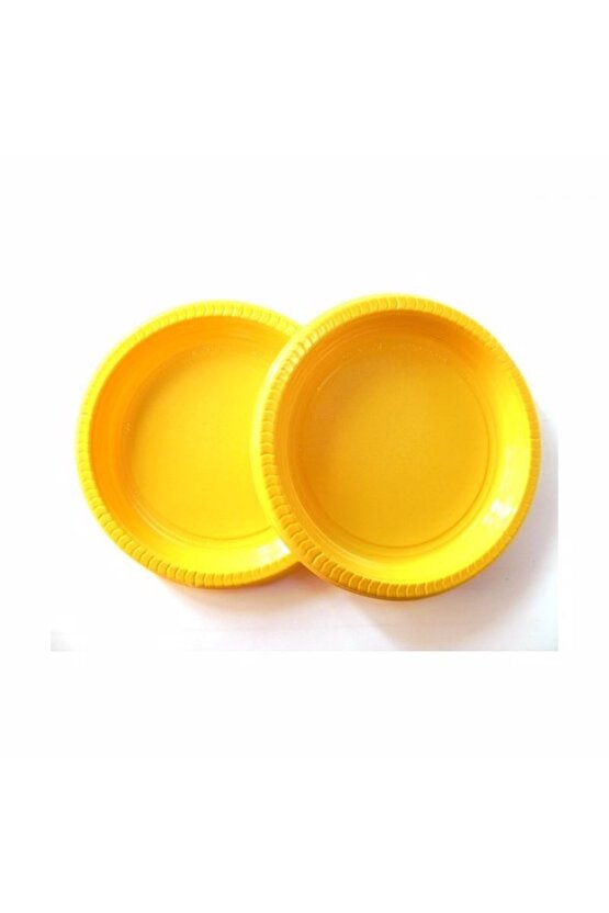 Plastik Tabak 25li Sarı Renk