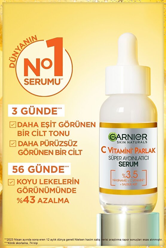 C Vitamini Parlak Süper Aydınlatıcı Serum 30ml