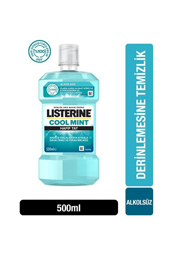 Cool Mint Hafif Tat Alkolsüz Ağız Bakım Suyu 500 ml