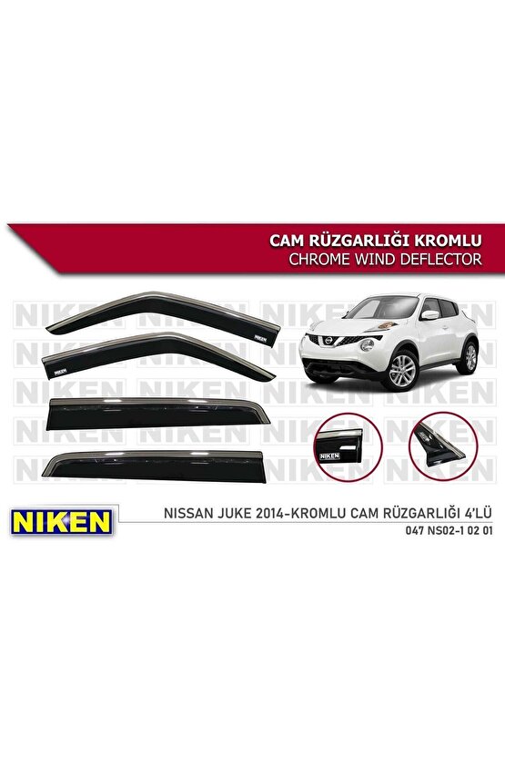 Nissan Juke Kromlu Cam Rüzgarlığı 2014 Sonrası