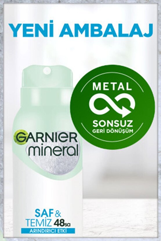 Mineral Saf&Temiz Sprey Deodorant 3lü Set