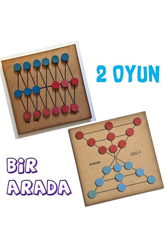 Zigzag Ve Armada - 2 Oyun Birarada - Akıl Zeka Mantık Matematik Eğitici Eğlenceli Gelişim Oyunu