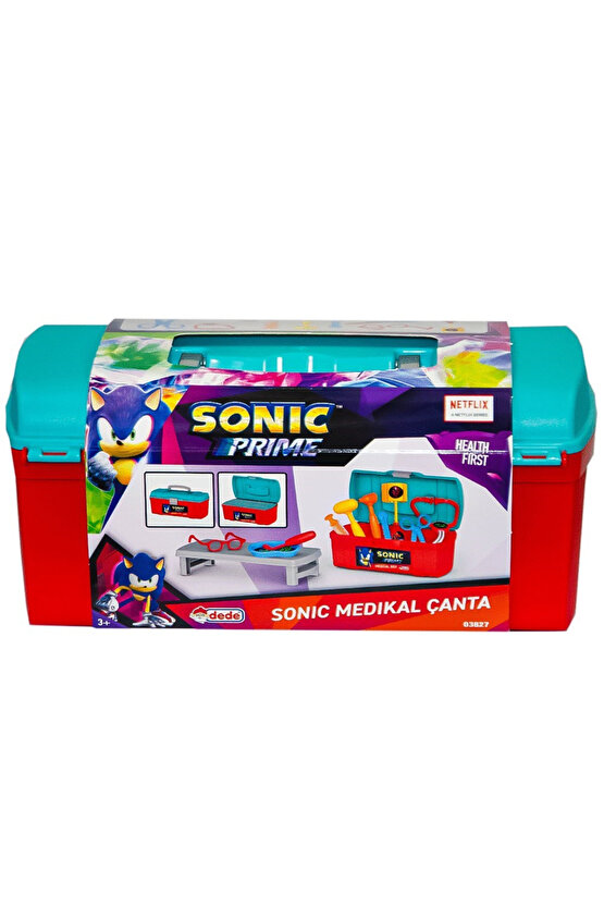 Sonic Medikal Doktor Çantası Sonic Prime Oyuncak Doktor Seti