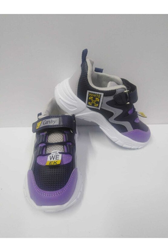 Unisex Çocuk Siyah Spor Ayakkabı