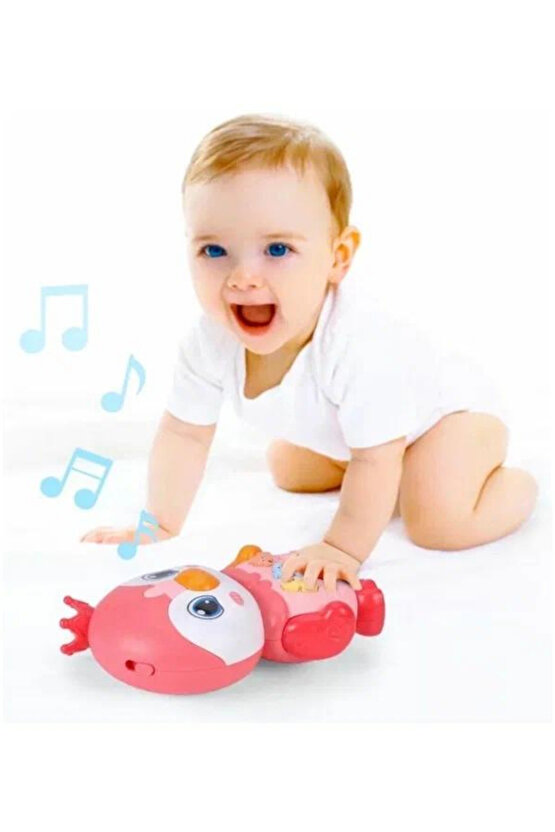 Oyuncak Işıklı ve Müzikli Sevimli Penguen Bebek Piyanosu