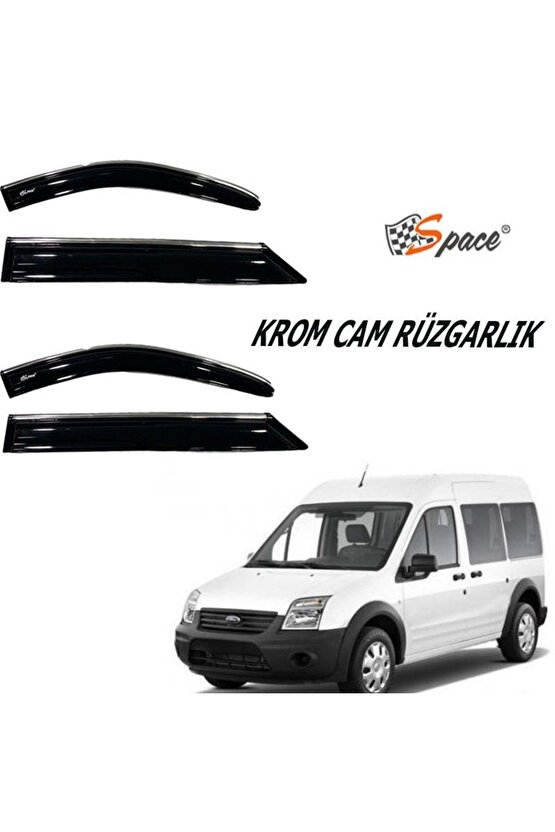 Ford Connect Cam Rüzgarlığı Kromlu 2008 2li Caru463