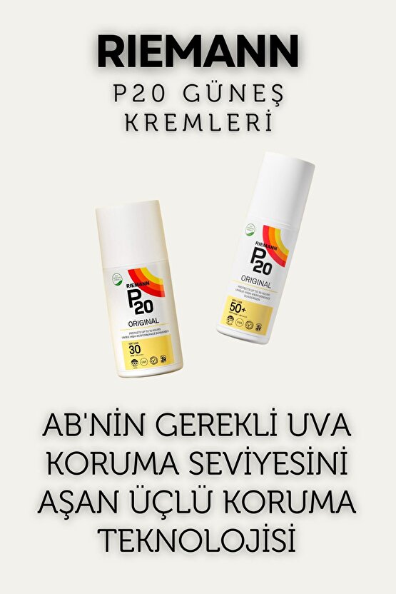 P20 Original 200ml SPF 50 UVA & UVB Koruyucu Güneş Kremi Sprey