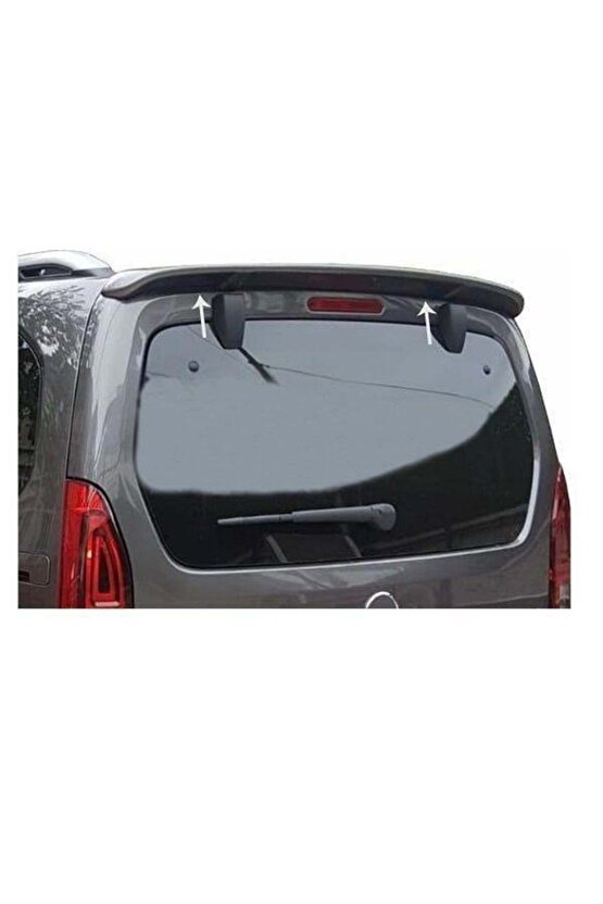 Citroen Berlingo Bagaj Üstü Spoiler Siyah Boyalı 2008  2018