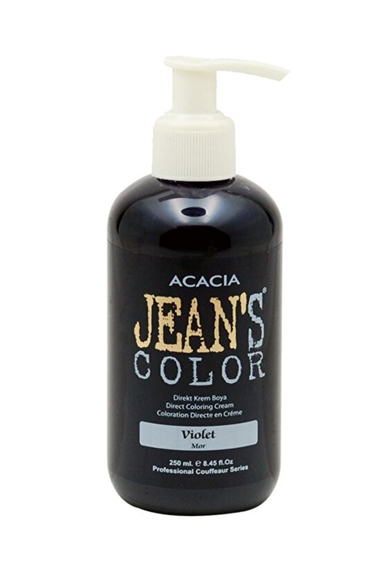 Jeans Color Mor 250ml. Violet Amonyaksız Balyaj Renkli Saç Boyası