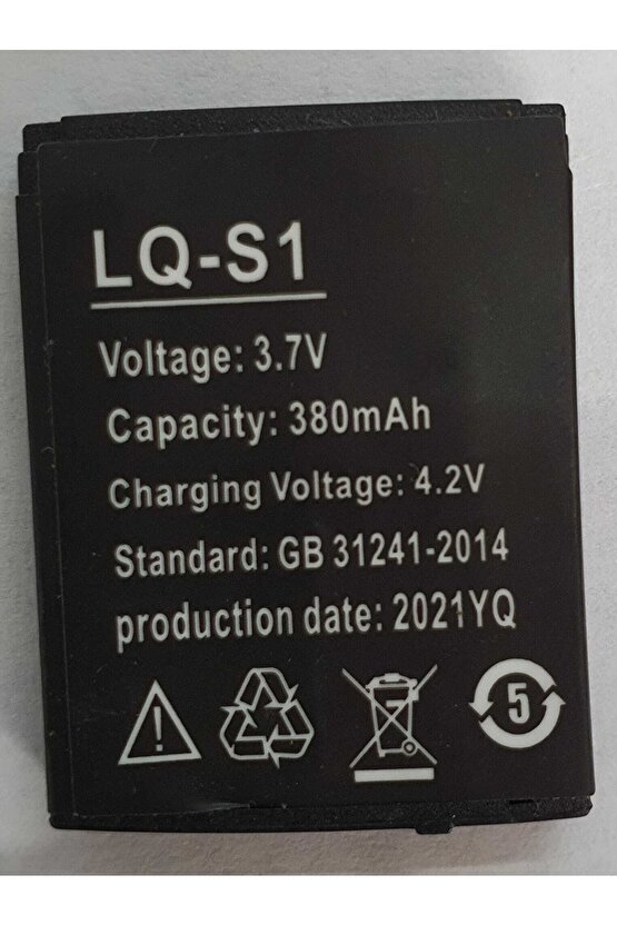 Lq-s1 Akıllı Saat Bataryası 3.7v 380mah Dz09 - Gt08 - V8 - A1 Uyumlu Saat Pili Lqs1 Pil 2021 Üretim