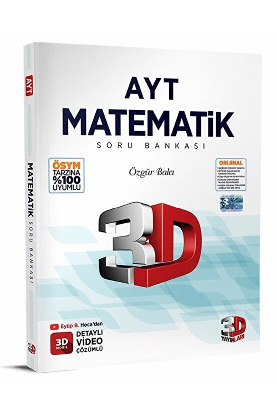 Ayt Matematik Soru Bankası 3d Yayınları