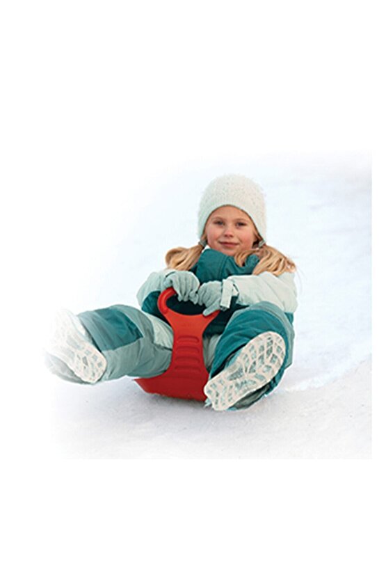 Büyük Boy Kar Kızağı Shovel Style Schneerutscher 150 kg Kapasite 35 Derce Dayanımlı Model Turuncu