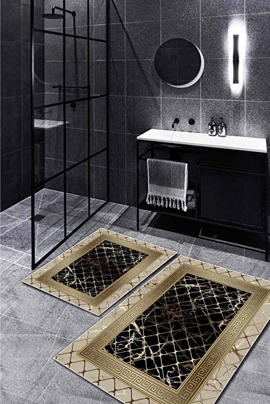 Banyo Paspas 2 Li Gold Black Modern 1