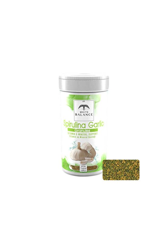 Spirulina Garlic Balık Yemi 250 Ml