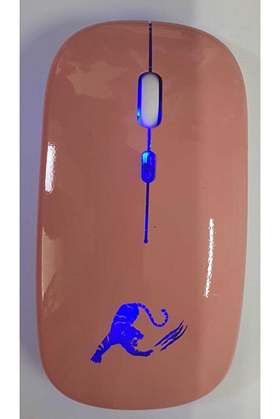 Şarjlı Kablosuz Mouse Sessiz 2.4 Ghz Usb Wireless 800-1200-1600 Ayarlanabilir Dpi Led Işıklı Slient