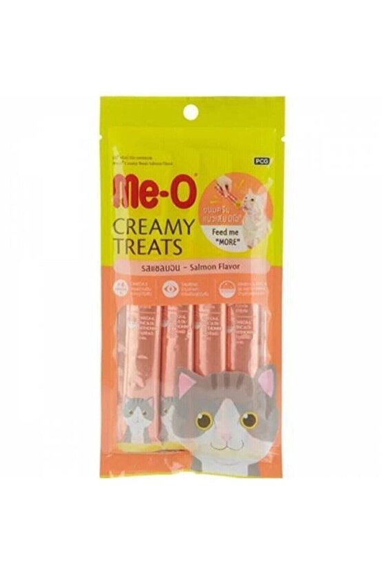 Neo Pet Market Meo Creamy Treats Somonlu Yaş Kedi Ödül Maması 15 Gr X 4