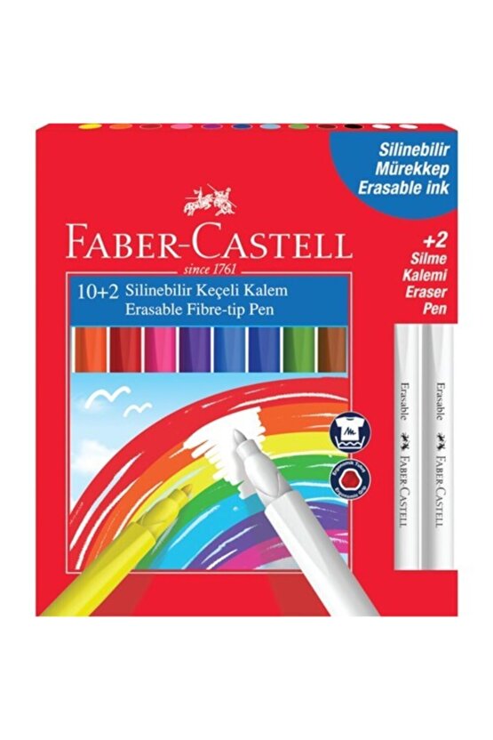 Keçeli Kalem Silinebilir 12 Renk