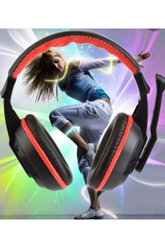 Led Işıklı Oyuncu Kulaklığı Gaming Headphones Ses Kontrolü Ps4 Playstation 4 Xbox Pc Uyumlu A65