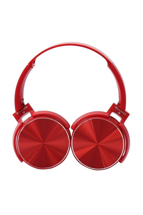 Bluetooth Kulaklık Extra Bas Kulaküstü Kablosuz Kulaklık Sd Kart Aux Girişli