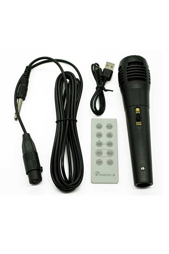 Karaoke Mikrofonlu Bluetooth Hoparlör Toplantı Mevlüt Parti Hoparlörü Ktx-1089a
