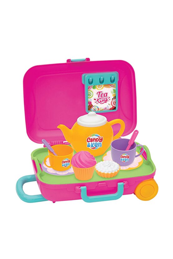 Candy & Ken Çay Set Bavulum - Mutfak Setleri - Ev Oyuncak Setleri