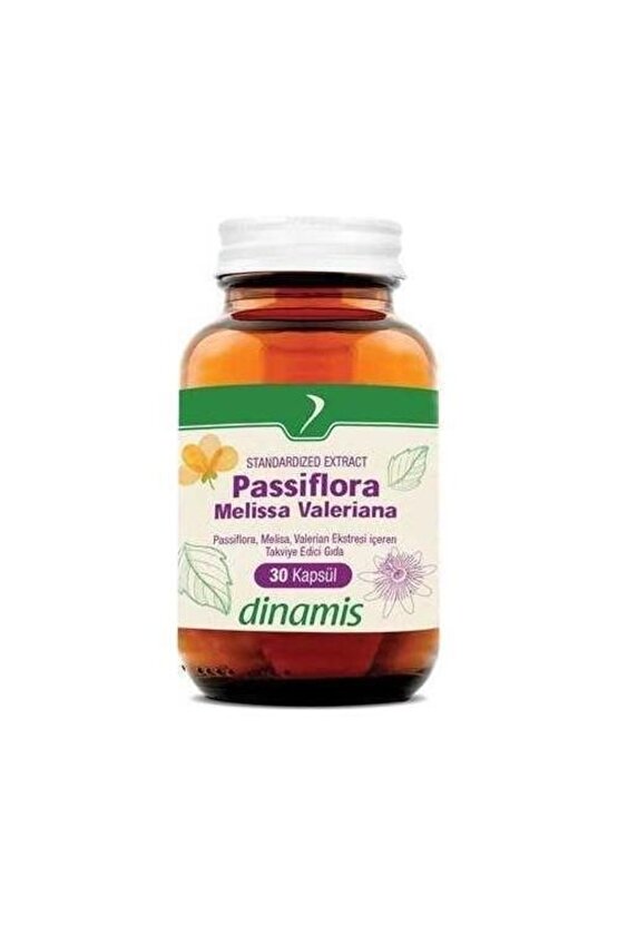 Passiflora Melissa Valeriana 30 Kapsül