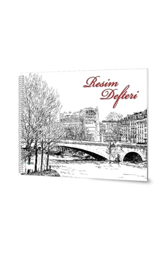 Çınar Resim Defteri Spiralli 15 Yp 17x24 33002