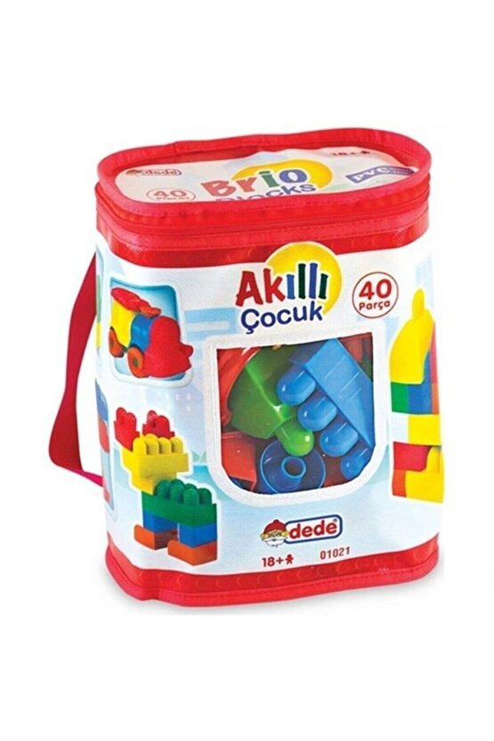 Akıllı Çocuk 40 Parça Lego (büyük Kalıp)