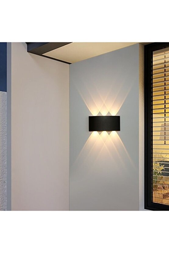 5 Adet 10 Watt Gün Işığı Ledli Işık Süzmeli Dekoratif Led Aplik Salon Balkon Ünite Üstü Aplik