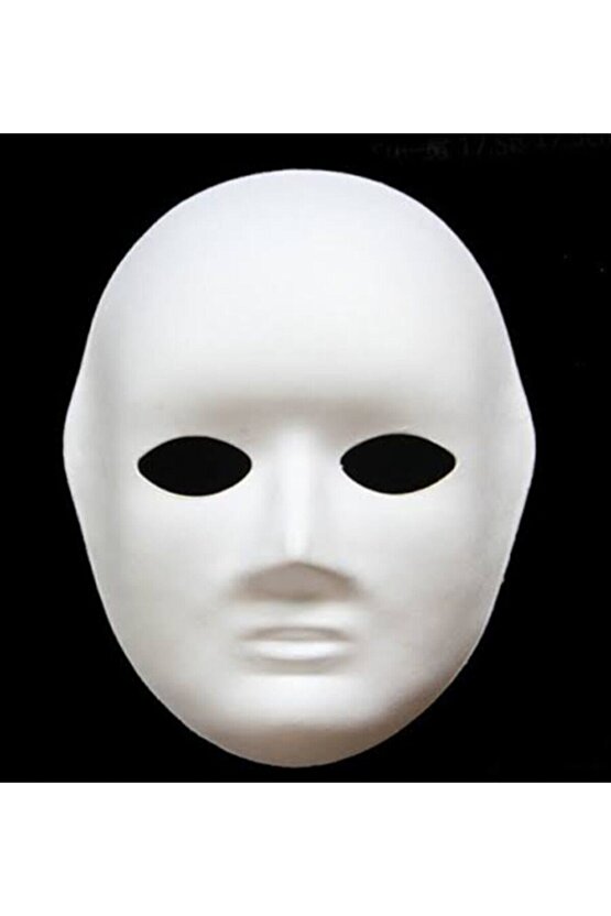 Boyanabilir Karton Lastikli Maske