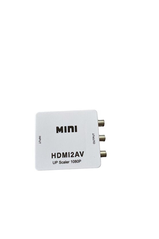 1080p Hdmı Uyumlu - 3.5mm Rca Av Kompozit Adaptör Vga2av  Cvbs Audiodan Pcye Hdtv Dönüştürücü