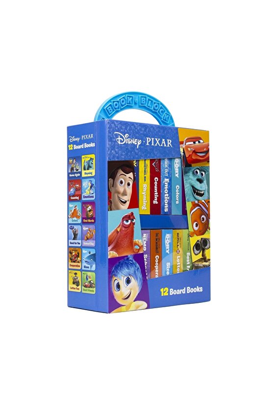 Disney: Pixar: My First Library 12 Board Book Set- Toy Story, Cars, Finding Nemo, And More!