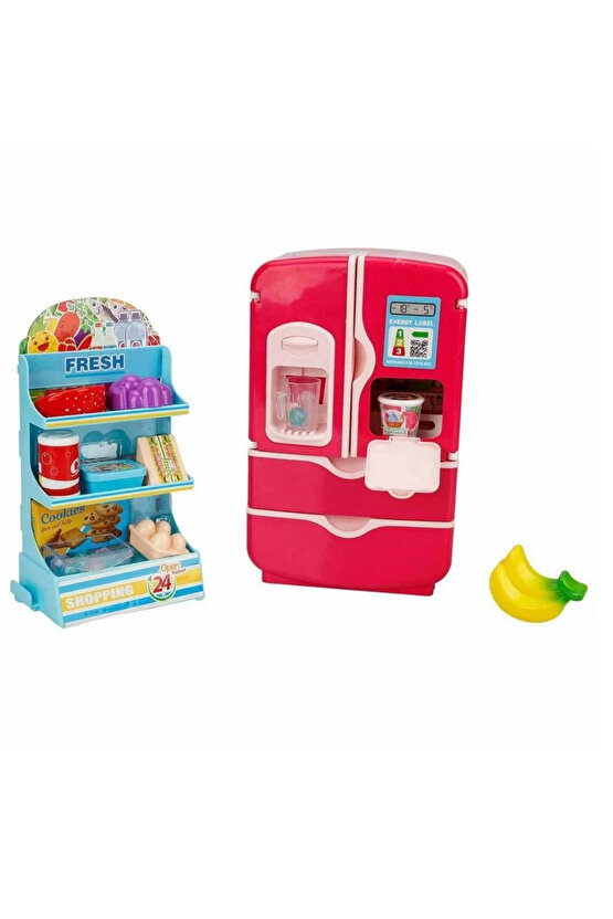 Little Chef Sesli ve Işıklı Buzdolabı Oyun Seti