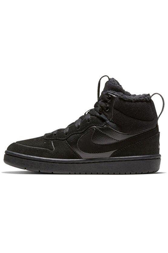 Court Borough Mid 2 Boot Ps Çocuk Siyah Sneaker Ayakkabı CQ4026-001
