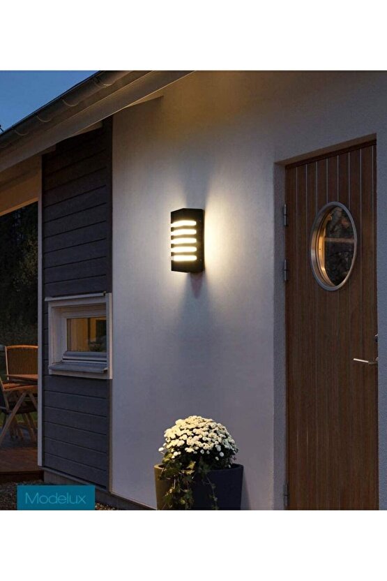 24 Watt Beyaz Işık Ledli İç ve Dış Mekan Apliği, Banyo, Teras, Veranda, Balkon, Kamelya Bahçe Apliği