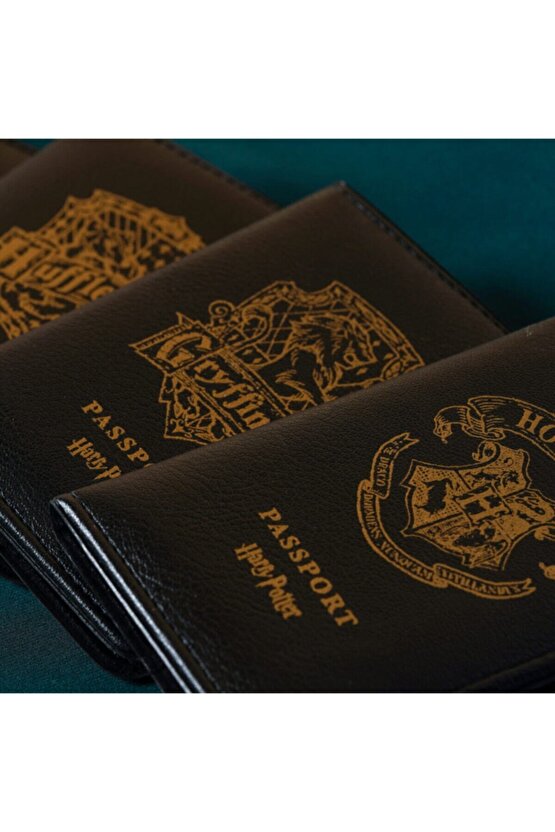 Slytherin Pasaport Kılıfı Lisanslı Deri