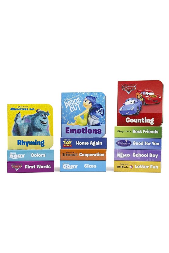 Disney: Pixar: My First Library 12 Board Book Set- Toy Story, Cars, Finding Nemo, And More!