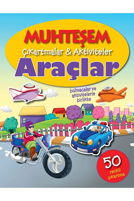 Muhteşem Çıkartmalar Araçlar Ve Traktörler Seti